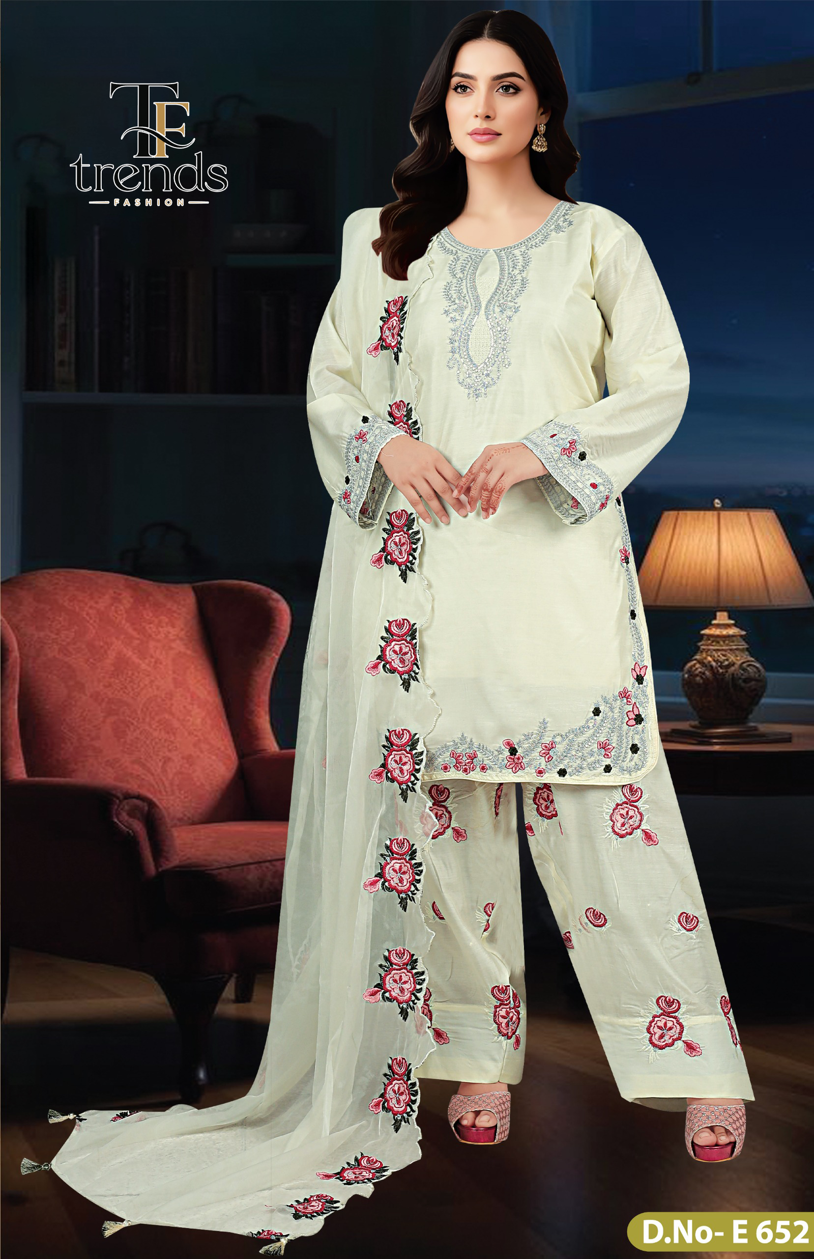 cotton embroidery 3 pieces cotton embroidery 3 pieces